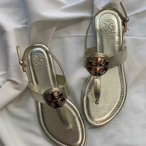 Tory Burch Gold Sandals